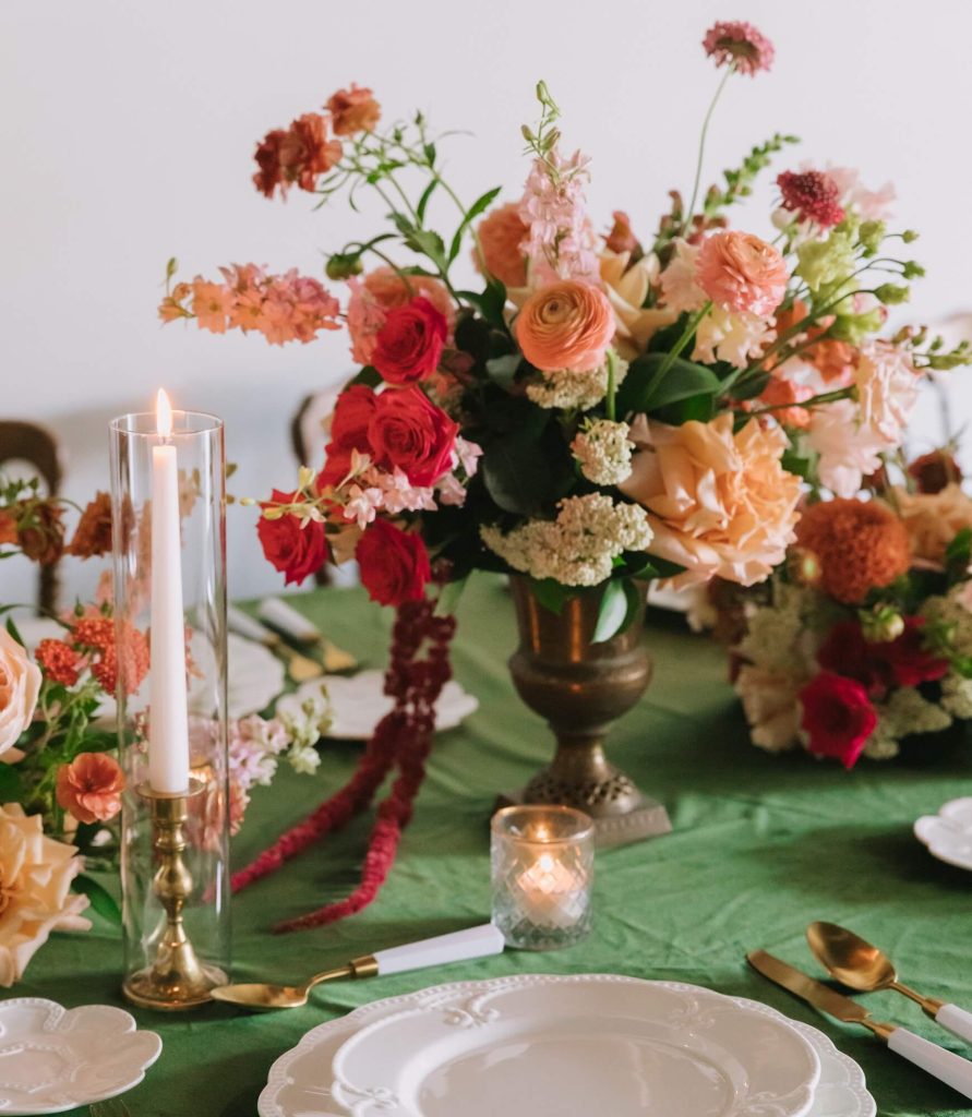 luxury wedding florals